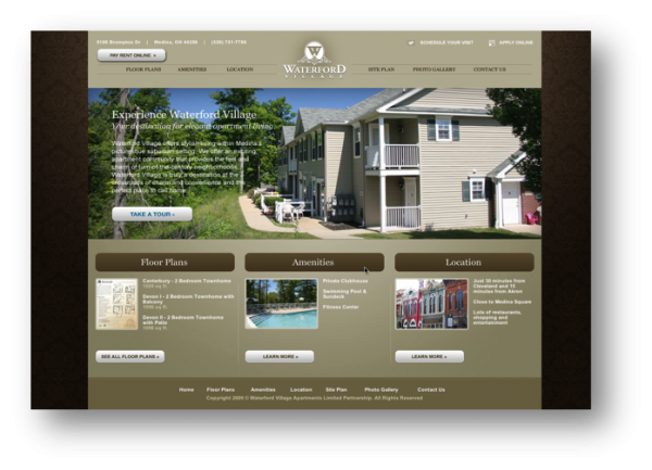 Waterford Village Website Design
